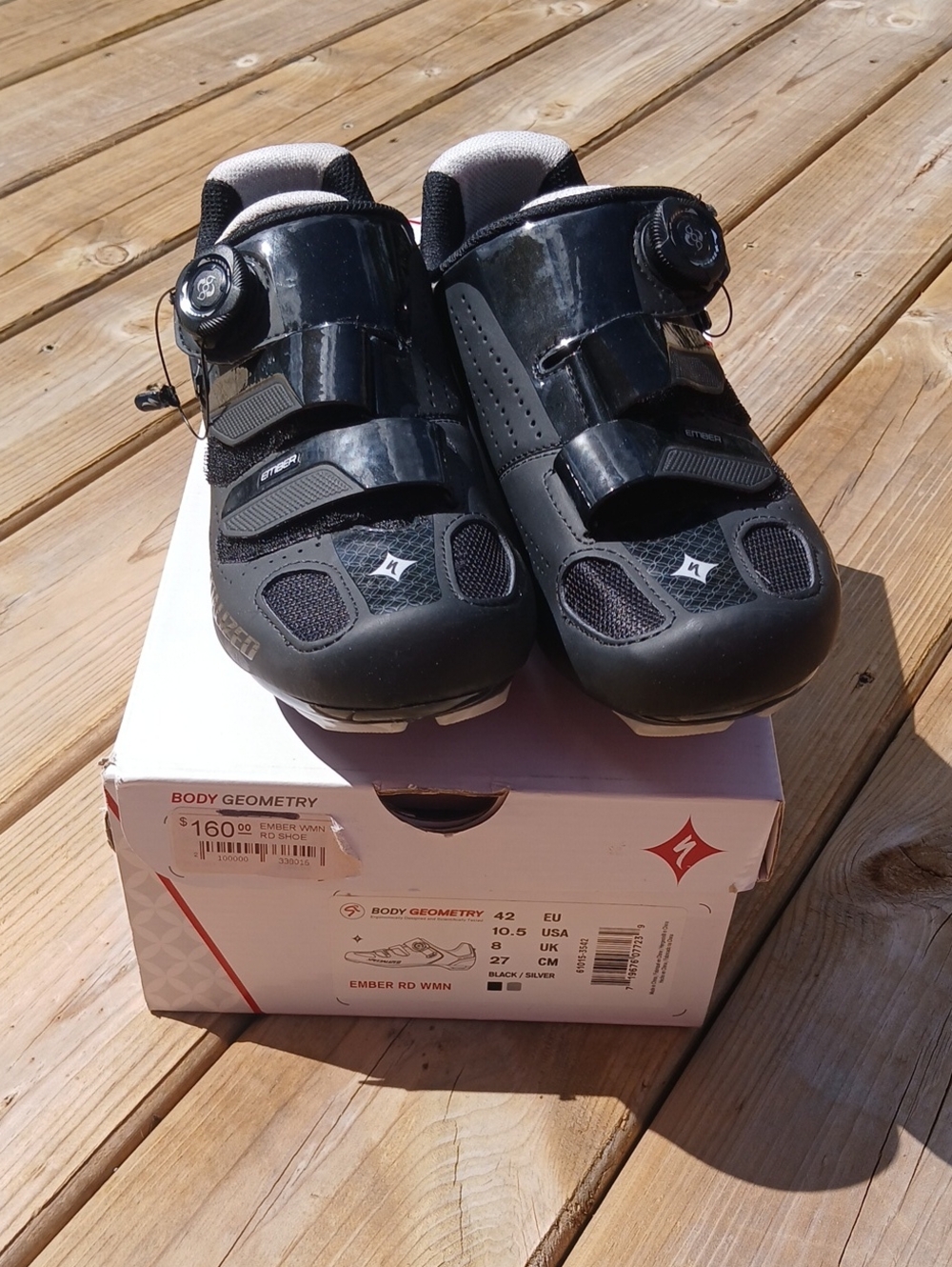 Specialized Womens Road Cycling Shoes - Black Size 10.5